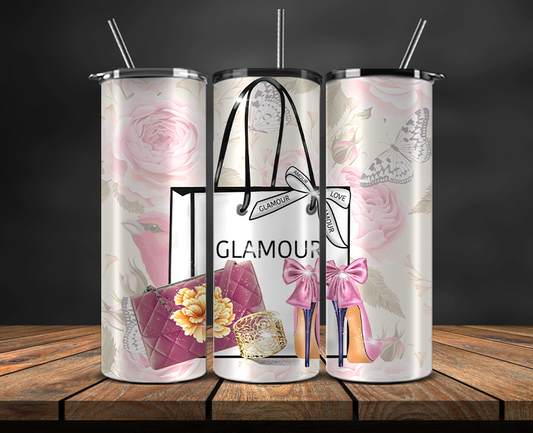 stylish tumbler wrap with clean and sophisticated look