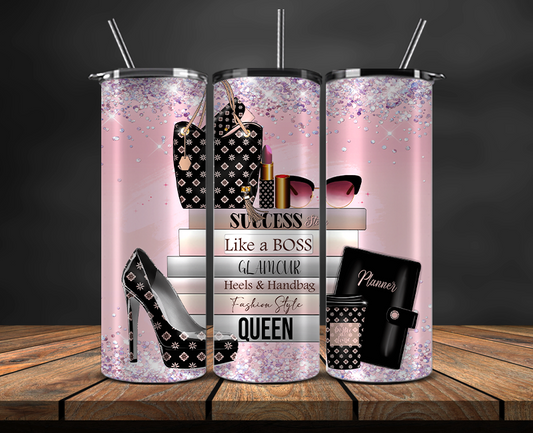 stylish tumbler wrap with clean and sophisticated look