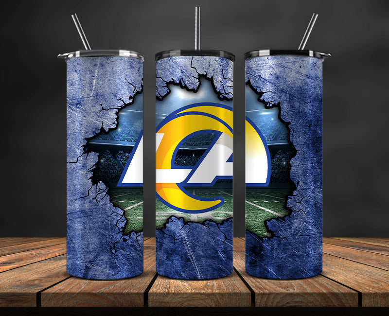 American football themed tumbler wrap design for 20oz skinny tumbler, sports fan style