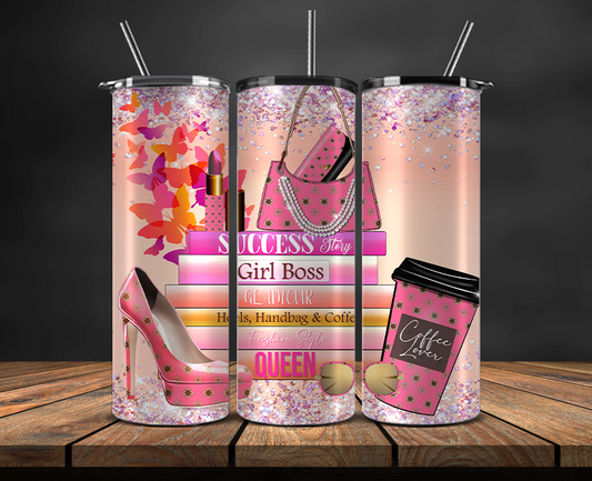 stylish tumbler wrap with clean and sophisticated look