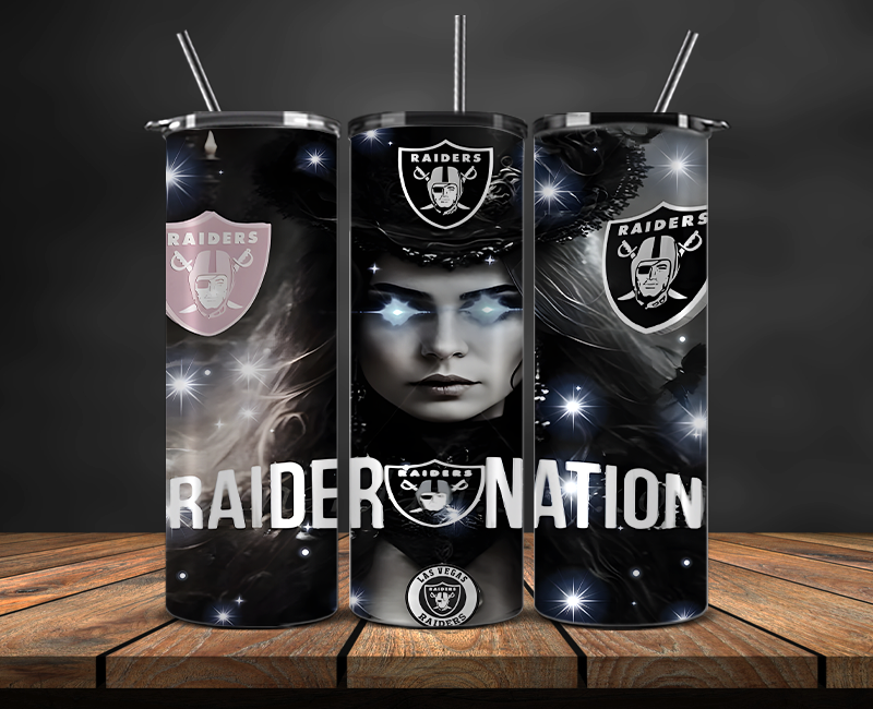 Las Vegas Raiders Tumbler Wrap, NFL Trendy Tumbler 20