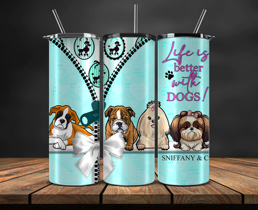 stylish tumbler wrap with clean and sophisticated look