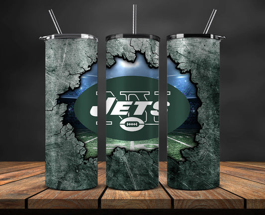 American football themed tumbler wrap design for 20oz skinny tumbler, sports fan style
