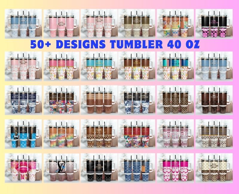 52 Designs Logo Fashion Tumbler Wrap 40oz ,Tumbler Wrap with Logo Fashion