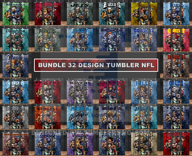 Sports Tumbler Wrap Bundle 30