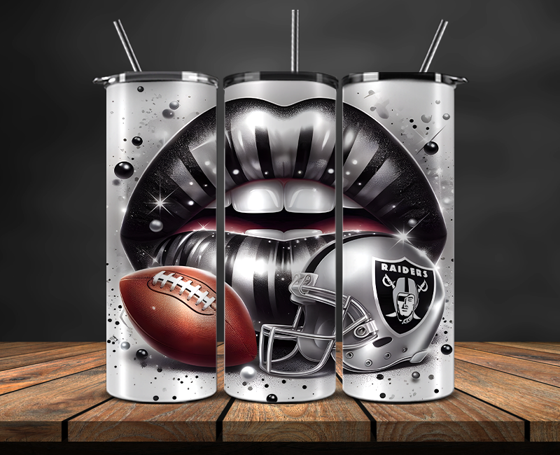 Las Vegas Raiders Tumbler Wrap, NFL Trendy Tumbler 31