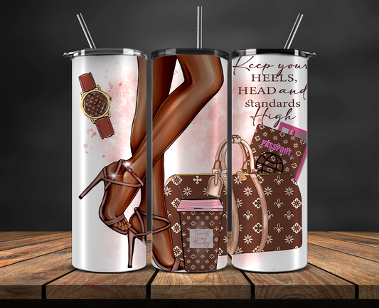 stylish tumbler wrap with clean and sophisticated look