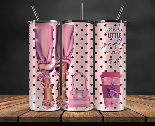 stylish tumbler wrap with clean and sophisticated look