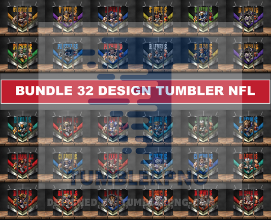 Sports Tumbler Wrap Bundle 34