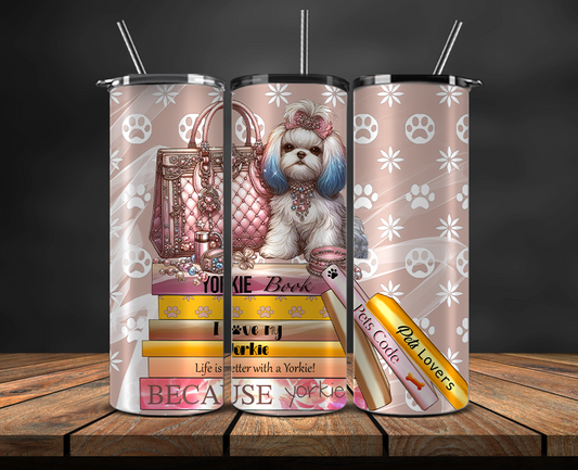 stylish tumbler wrap with clean and sophisticated look