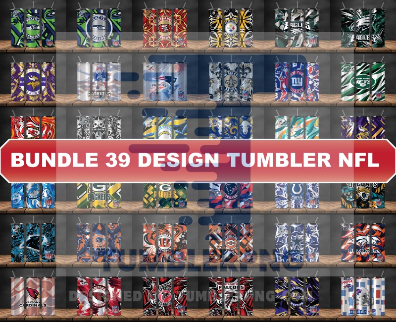 Sports Tumbler Wrap Bundle 38