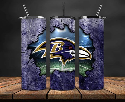 American football themed tumbler wrap design for 20oz skinny tumbler, sports fan style