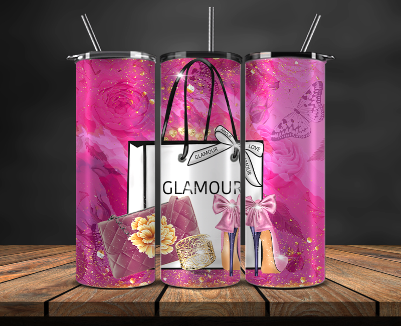 stylish tumbler wrap with clean and sophisticated look