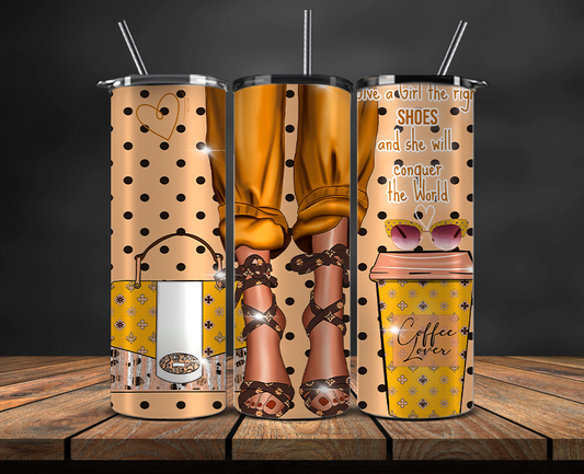 stylish tumbler wrap with clean and sophisticated look