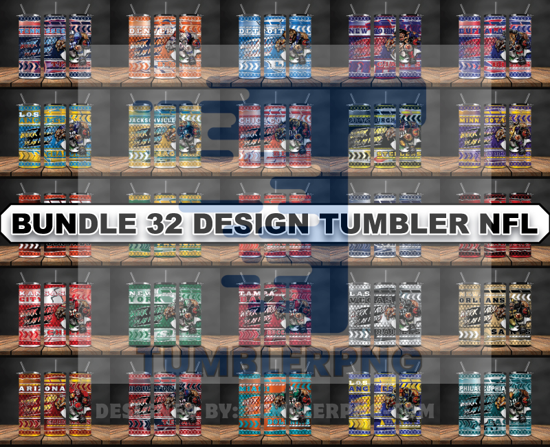Sports Tumbler Wrap Bundle 56