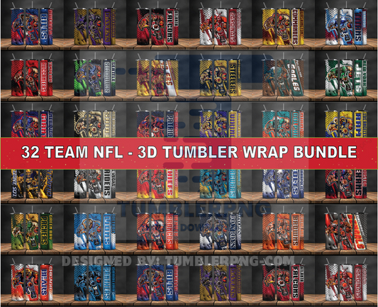 Sports Tumbler Wrap Bundle 05