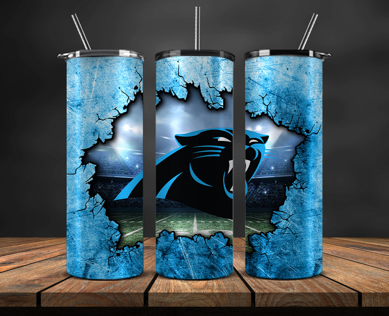 American football themed tumbler wrap design for 20oz skinny tumbler, sports fan style