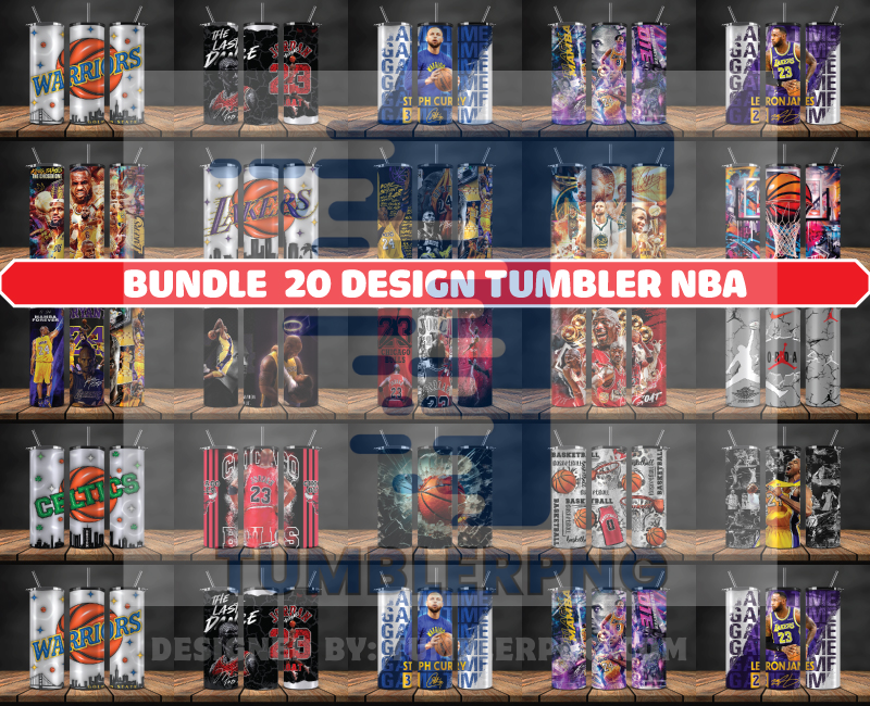 Sports Tumbler Wrap Bundle 67
