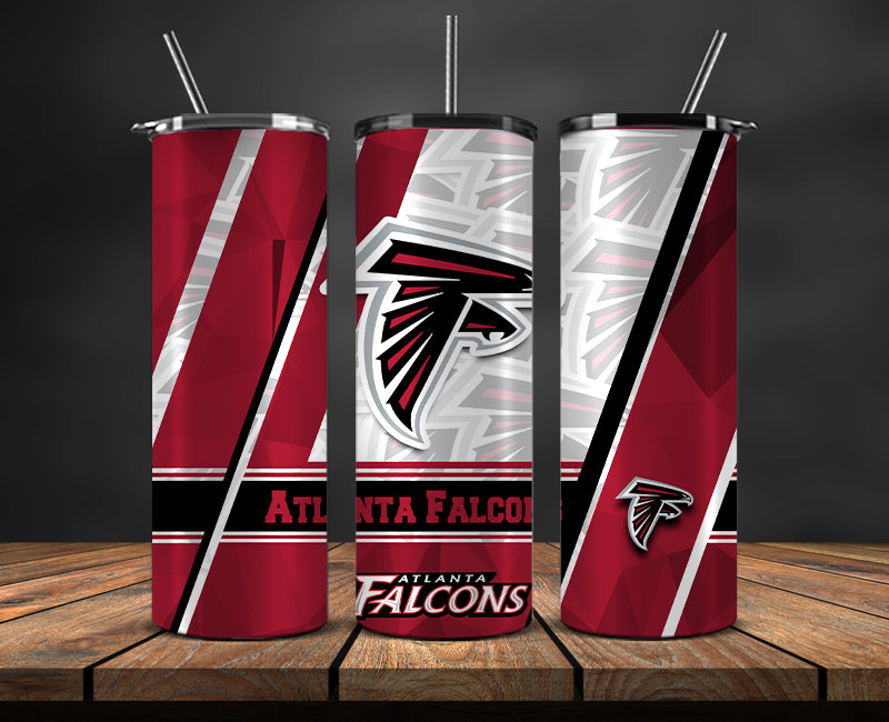 American football themed tumbler wrap design for 20oz skinny tumbler, sports fan style