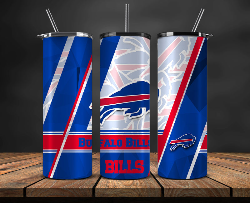 American football themed tumbler wrap design for 20oz skinny tumbler, sports fan style