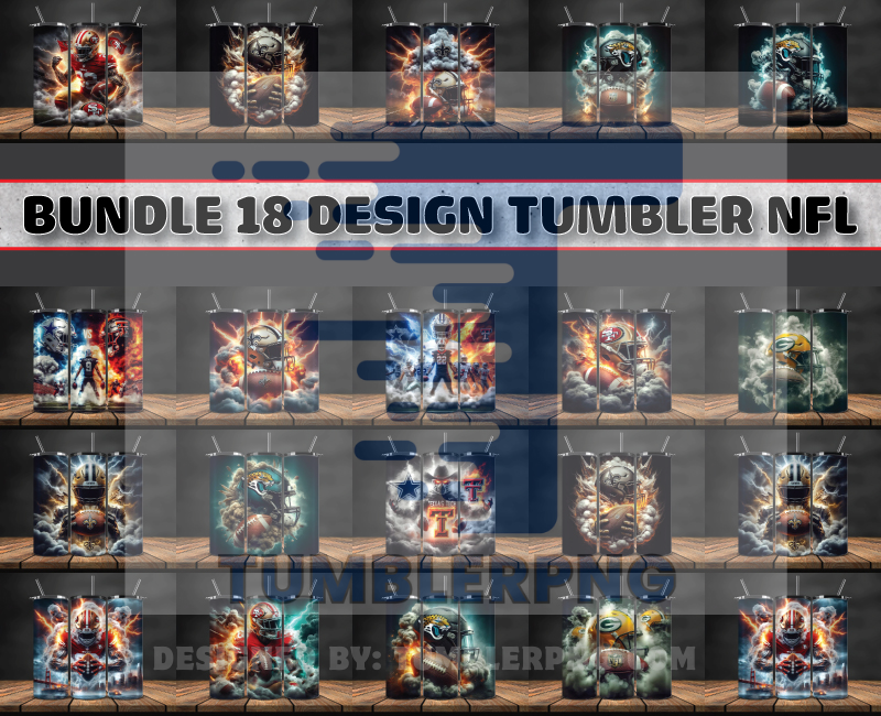Sports Tumbler Wrap Bundle 69