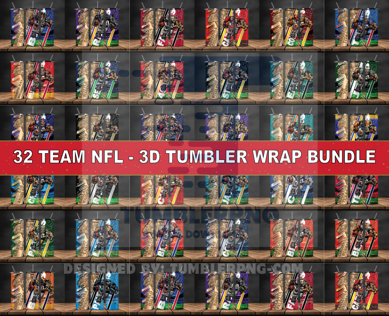 Sports Tumbler Wrap Bundle 06