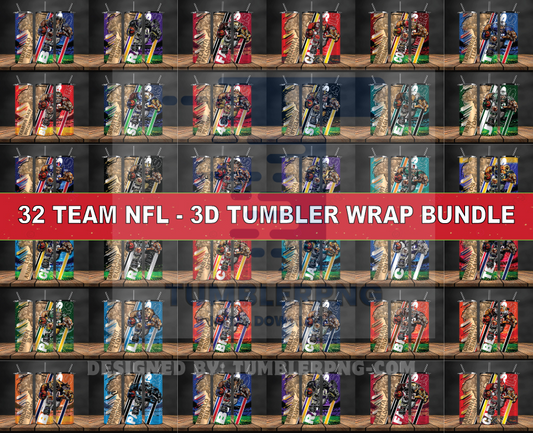 Sports Tumbler Wrap Bundle 06