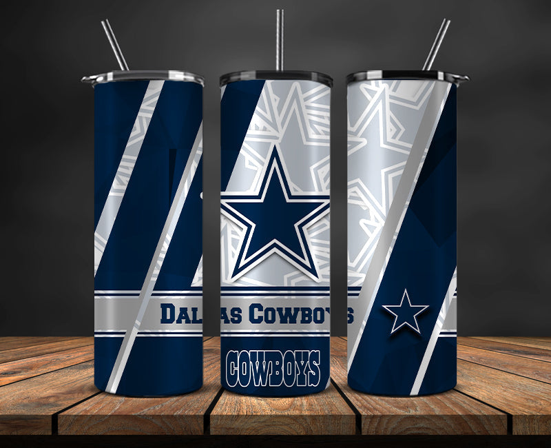 American football themed tumbler wrap design for 20oz skinny tumbler, sports fan style
