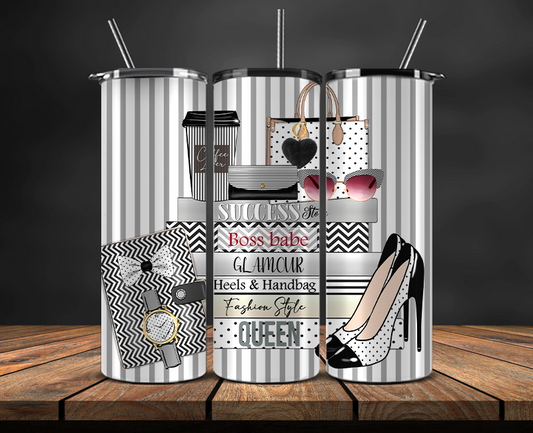 stylish tumbler wrap with clean and sophisticated look