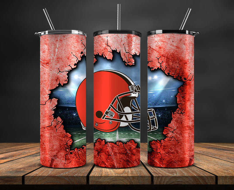 American football themed tumbler wrap design for 20oz skinny tumbler, sports fan style
