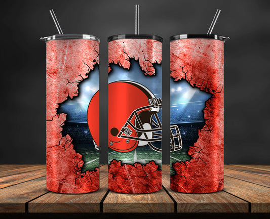 American football themed tumbler wrap design for 20oz skinny tumbler, sports fan style