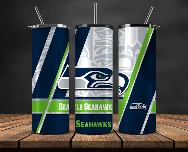American football themed tumbler wrap design for 20oz skinny tumbler, sports fan style