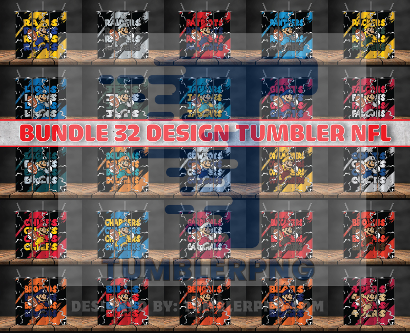 Sports Tumbler Wrap Bundle 98