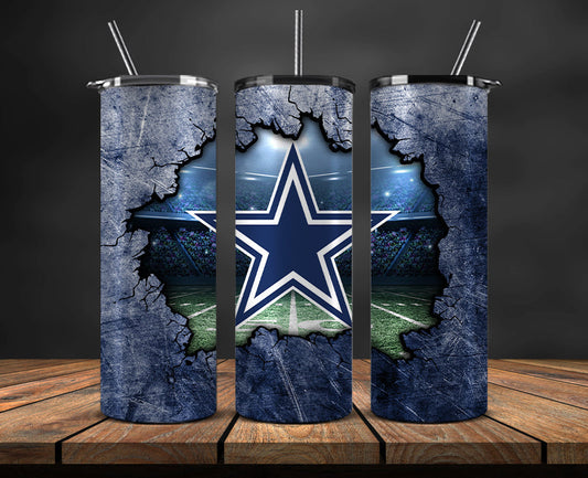 American football themed tumbler wrap design for 20oz skinny tumbler, sports fan style
