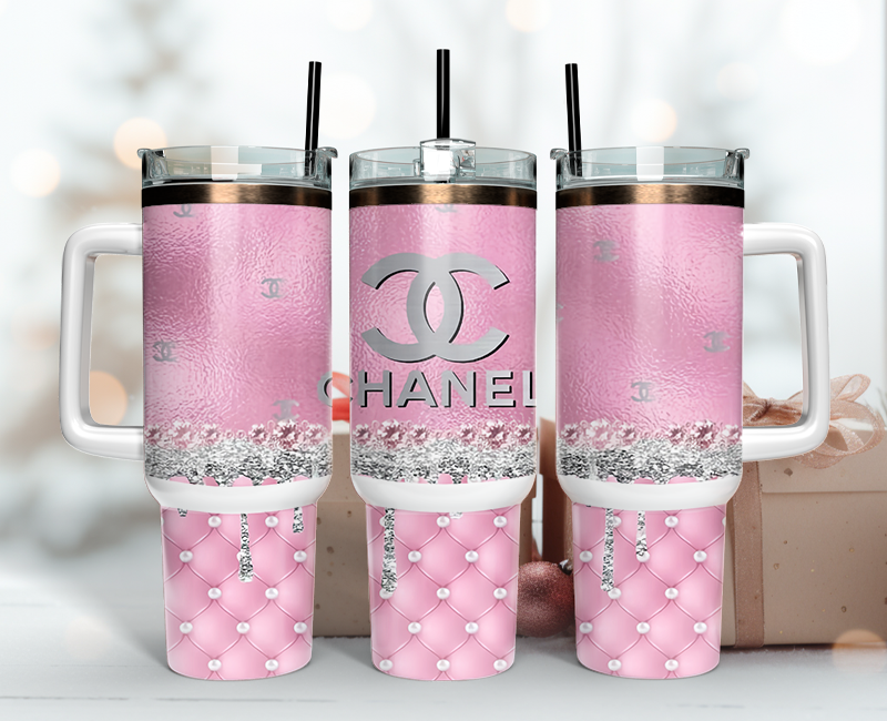 Chanel  Tumbler Wrap, Chanel Tumbler Png, Chanel Logo, Luxury Tumbler Wraps