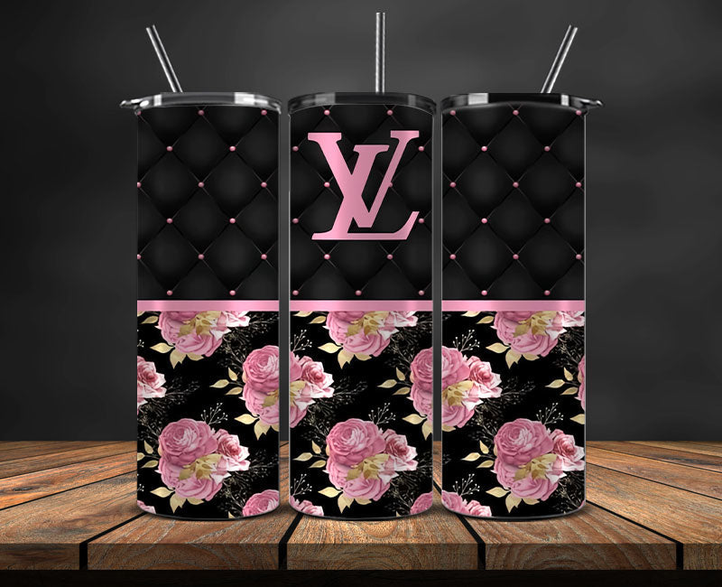 LV  Tumbler Wrap, Lv Tumbler Png, Lv Logo, Luxury Tumbler Wraps, Logo Fashion  Design 100