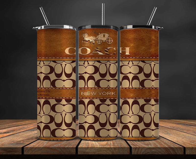 Coach  Tumbler Wrap, Coach Tumbler Png, Coach Logo, Luxury Tumbler Wraps, Logo Fashion  Design 101