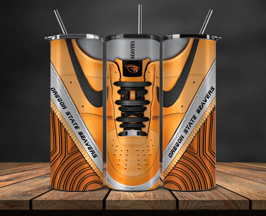 Oregon State Beavers Sneaker Tumbler Wrap , College Sneaker Tumbler Wrap 103
