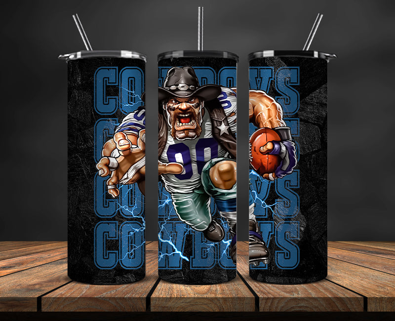 Dallas Cowboys Tumbler, Cowboys Logo Tumbler 20oz ,NFL Season 2023 LUF- 107