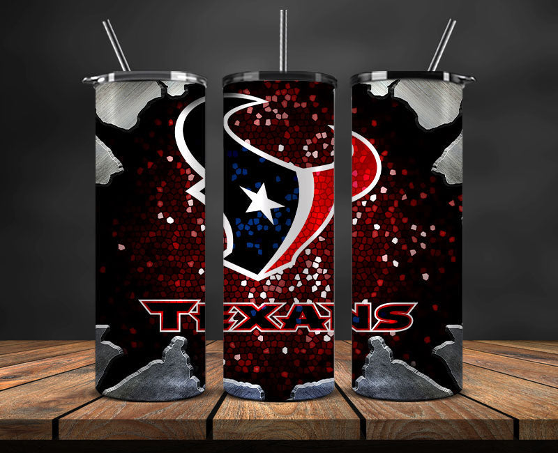 Houston Texans Tumbler 20oz ,Texans Logo Tumbler 20oz ,  NFL Football 20oz LUH -109