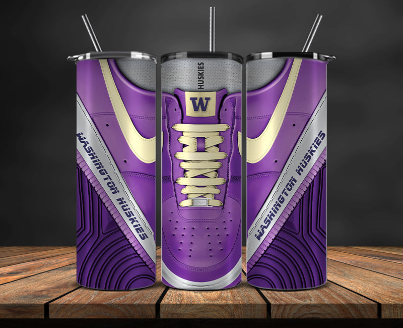 Washington Huskies Sneaker Tumbler Wrap , College Sneaker Tumbler Wrap 114