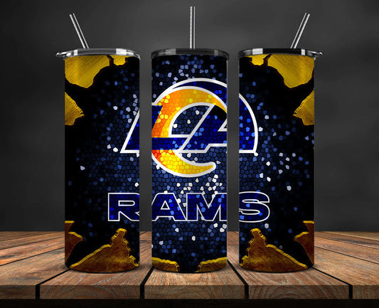 Los Angeles Rams Tumbler 20oz ,Rams Logo Tumbler 20oz ,  NFL Football 20oz LUH -115