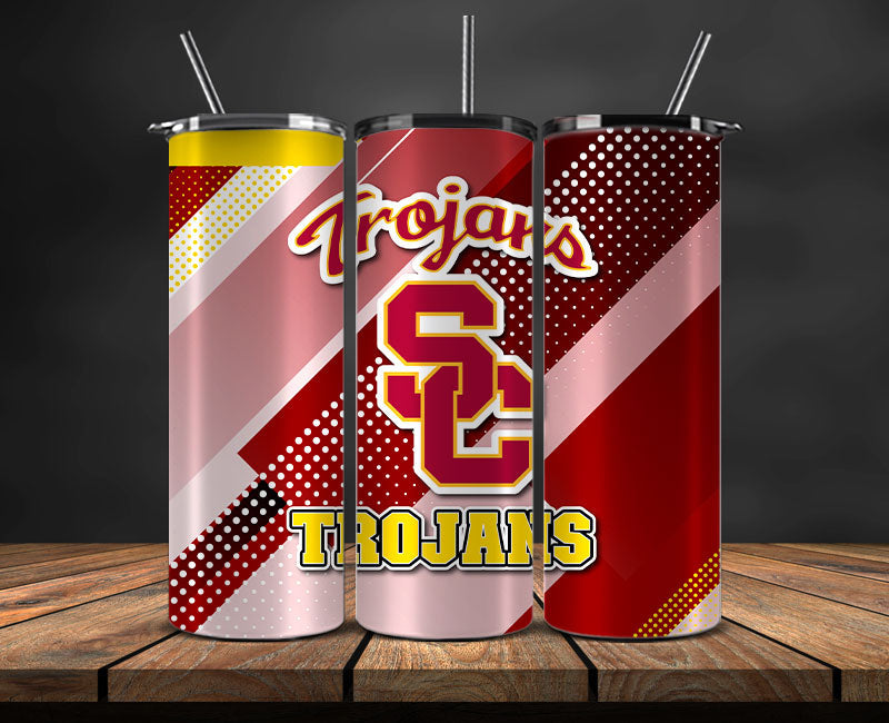 USC Trojans Logo 20 oz Tumbler Png ,College Football 20 Oz Tumbler Wrap 116