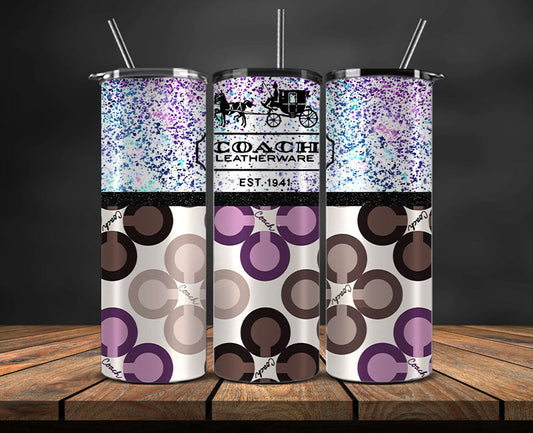 Coach  Tumbler Wrap, Coach Tumbler Png, Coach Logo, Luxury Tumbler Wraps, Logo Fashion  Design 117