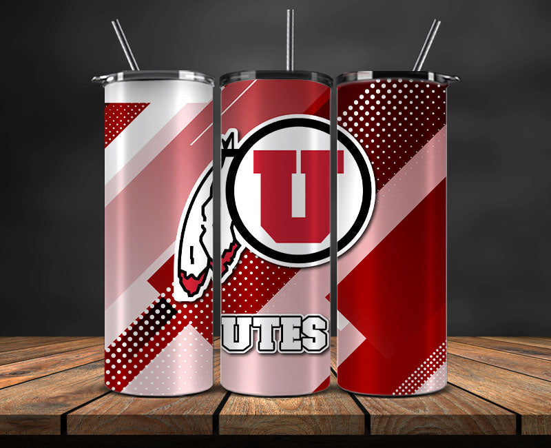 Utah Utes Logo 20 oz Tumbler Png ,College Football 20 Oz Tumbler Wrap 118