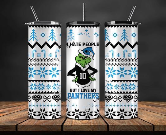 Carolina Panthers Christmas Tumbler 20oz,NFL Merry Christmas 20oz, NFL Christmas Tumbler 20oz 118