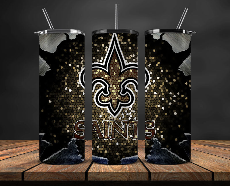 New Orleans Saints Tumbler 20oz ,Saints Logo Tumbler 20oz ,  NFL Football 20oz LUH -119