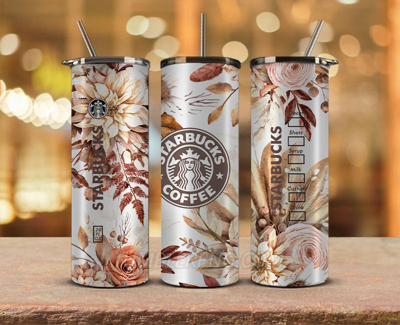 Starbucks Tumbler Png, Starbucks Glitter Sublimation, Skinny Tumbler 20oz, Skinny Starbucks 11