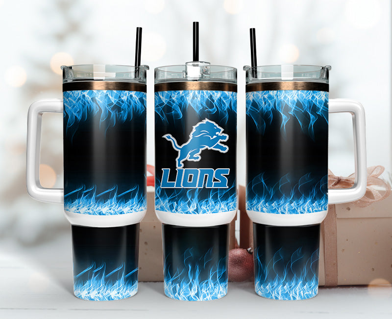 Detroit Lions 40oz Tumbler,NFL Tumbler 40oz , 40oz Tumbler Sublimation Png , 40oz Tumbler Wrap 11