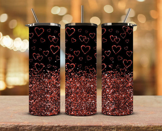Valentine Tumbler PNG, Valentines Day Tumbler Wrap PNG , Valentine Tumbler 11